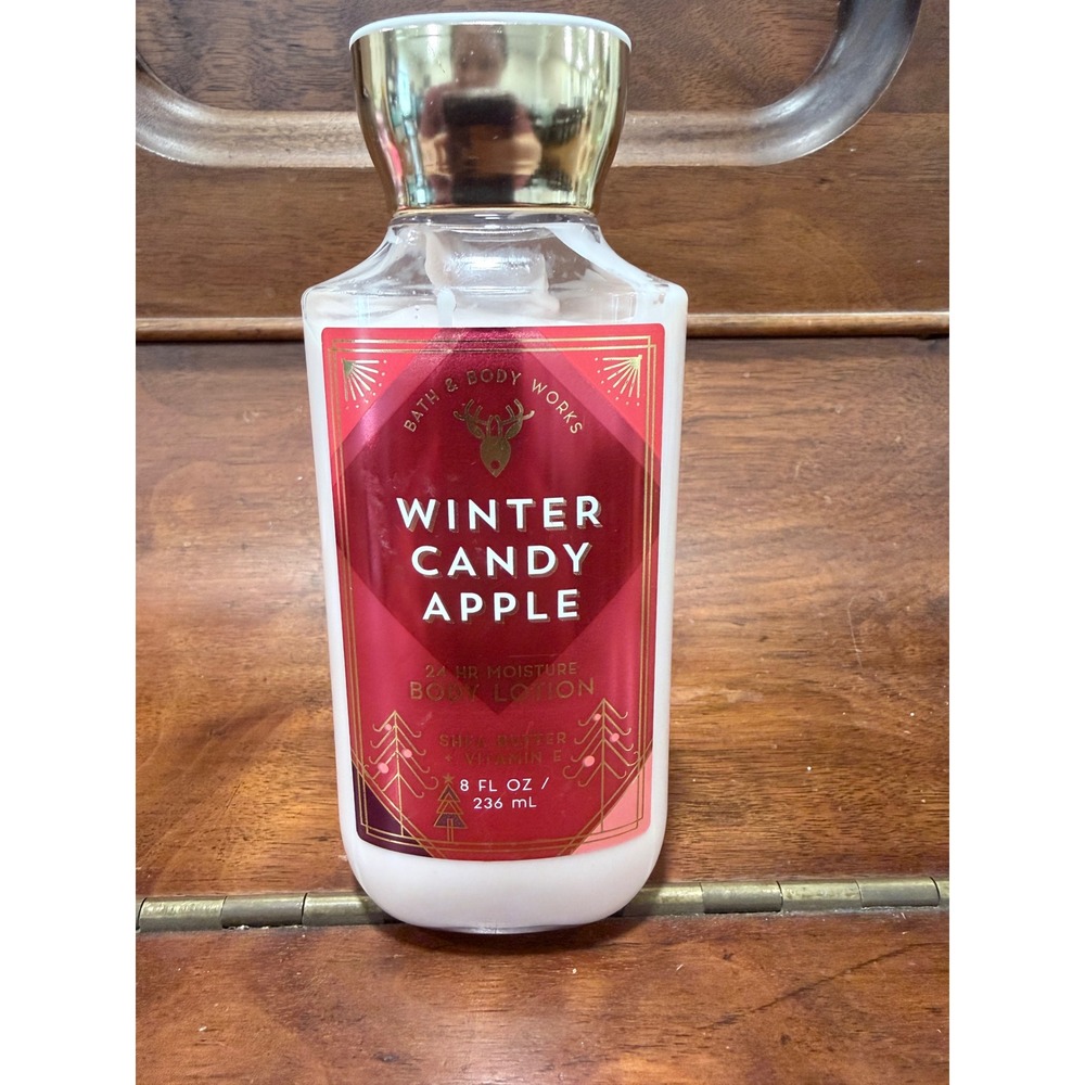 Bath & Body Works Winter Candy Apple Body Lotion 2018 Holiday Traditions 8oz